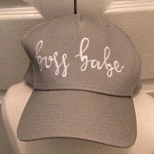 🖤NWT “ Boss Babe “ Fun to Wear Baseball Style Cap Closet Must Have 🖤